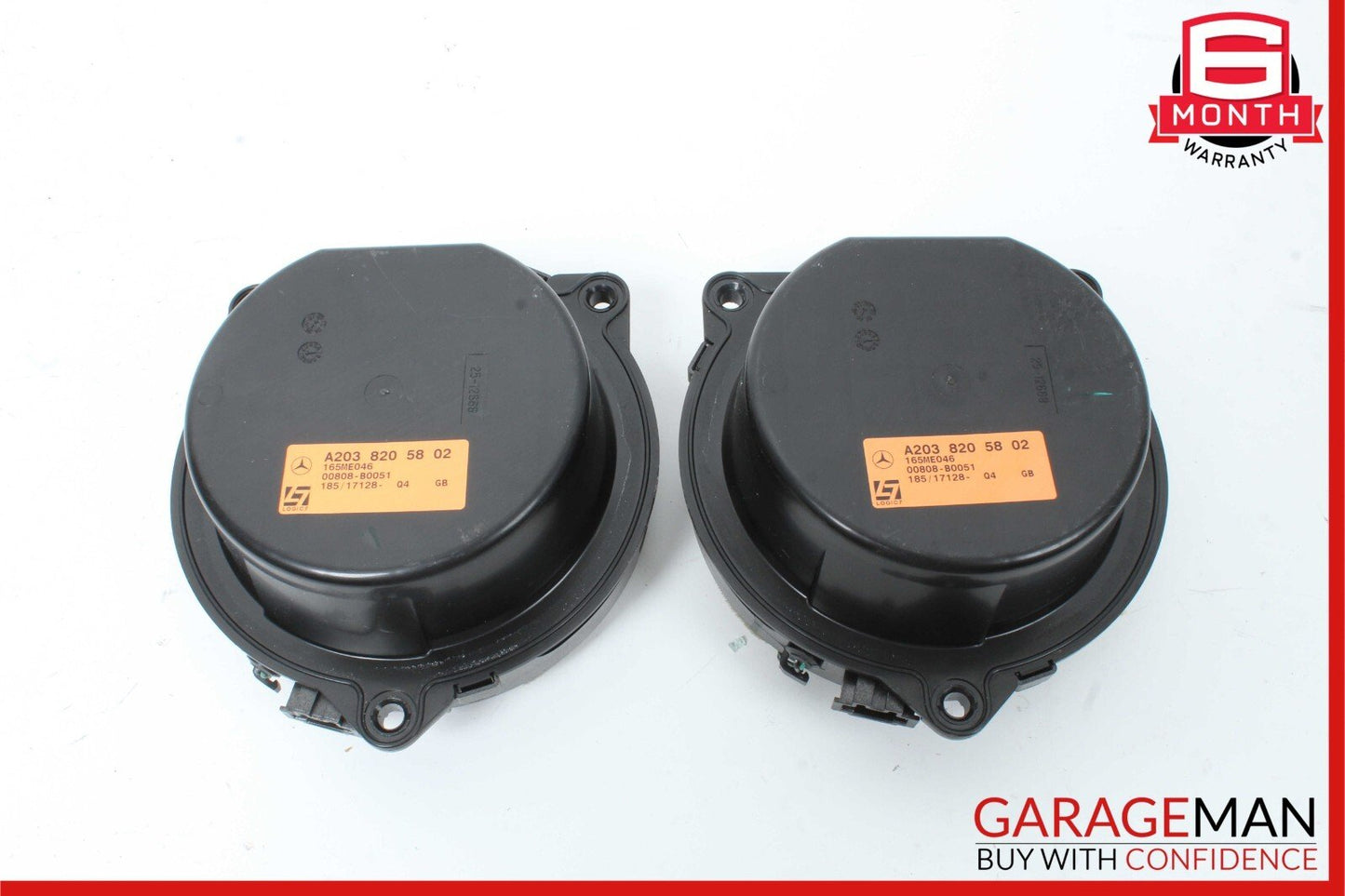 03-09 Mercedes W209 CLK350 C350 Rear Door Audio Sound Speaker Set of 2 Pc OEM
