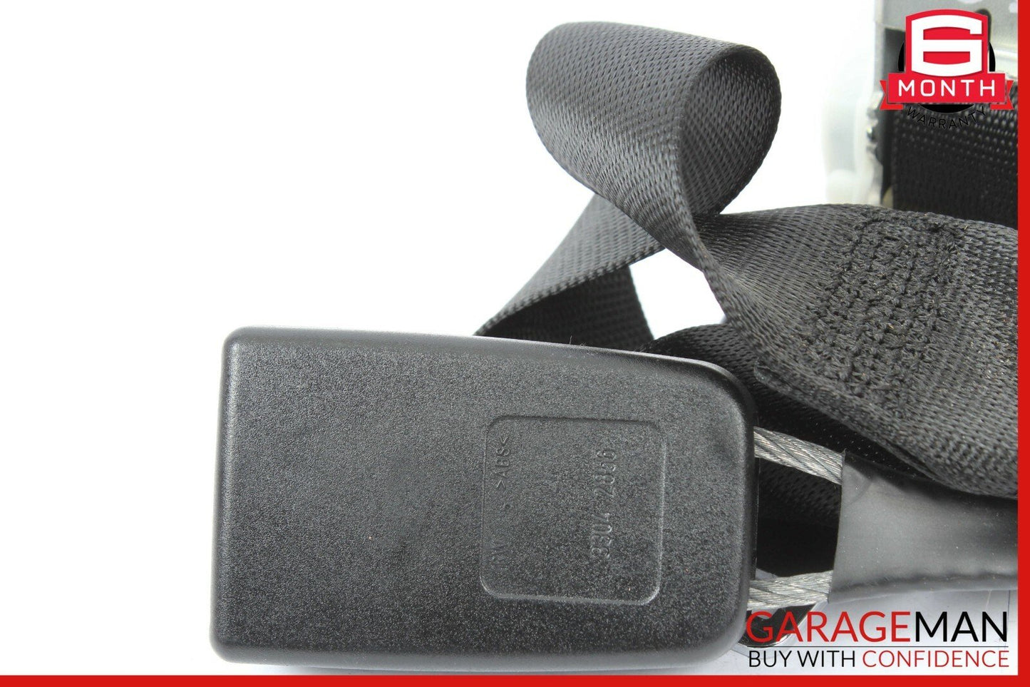 07-13 Mercedes W221 S550 Rear Center Seat Belt Retractor Buckle Assembly Black