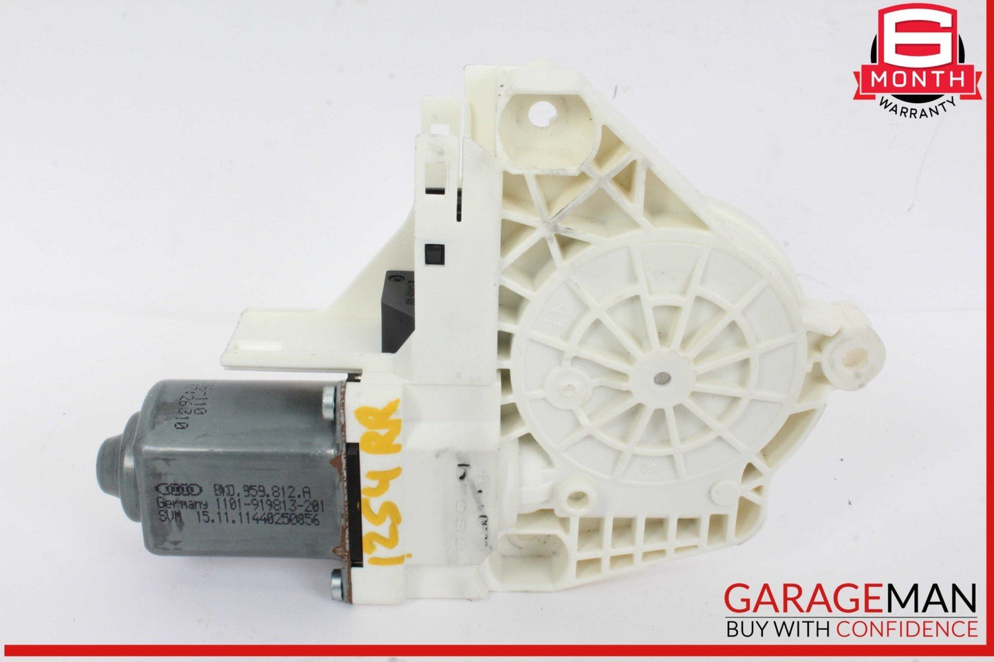 09-12 Audi S4 Rear Right Passenger Side Window Regulator Motor 8K0959812A OEM