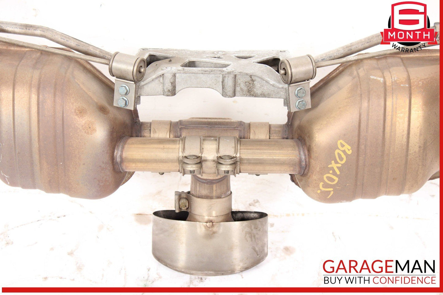 05-08 Porsche Boxster 987 2.7L Exhaust Muffler Assembly OEM
