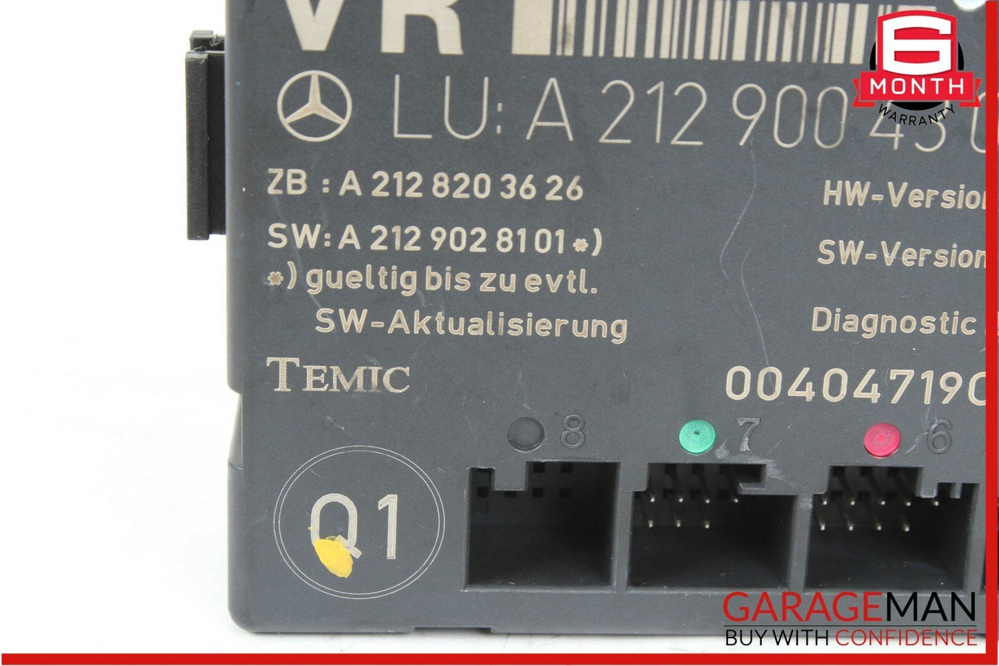 08-15 Mercedes W204 C250 C300 Front Right Passenger Side Door Control Module OEM