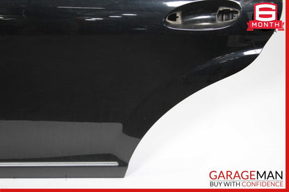 07-13 Mercedes W221 S550 S600 Rear Left Driver Side Exterior Door Shell Black