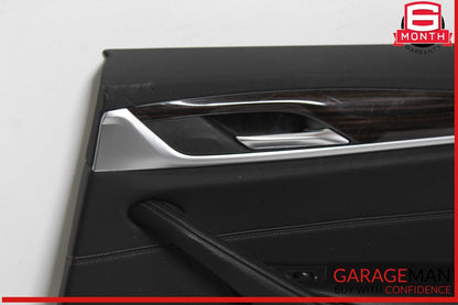 17-22 BMW 530e 540i 530i 550i Rear Right Passenger Side Interior Door Panel OEM