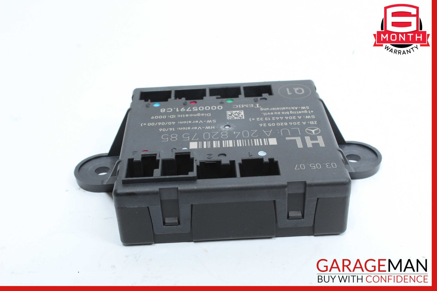 08-14 Mercedes W204 C300 C350 Rear Left Side Door Control Module 2048702326 OEM
