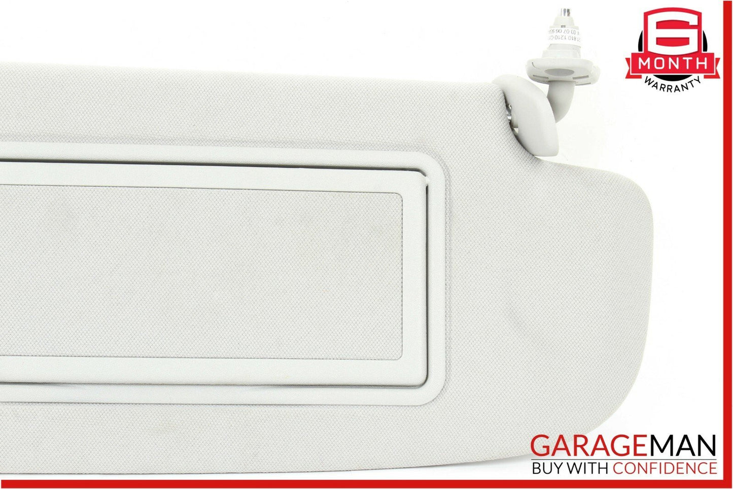 07-13 Mercedes S550 CL550 Front Right Sun Visor Sunvisor Shade Cover Grey Suede