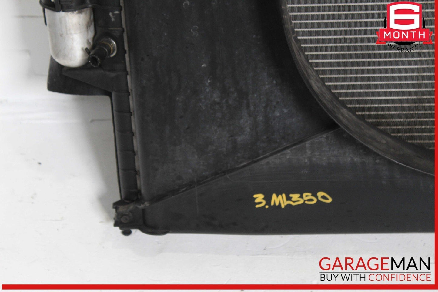98-03 Mercedes W163 ML320 Engine Cooling Radiator AC A/C Condenser OEM