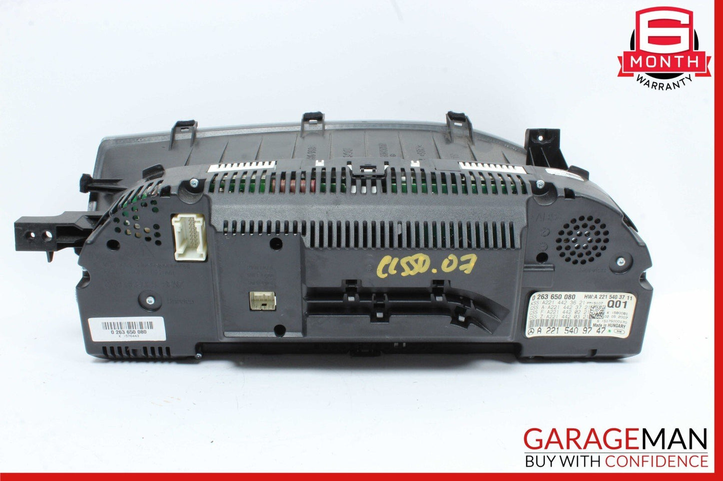 07-10 Mercedes W216 CL550 S550 S600 Instrument Cluster Speedometer OEM