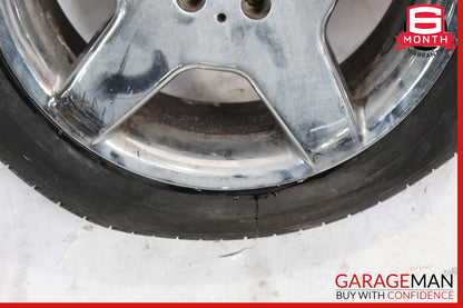 00-06 Mercedes W220 S430 CL500 9 X R18 18" Rear Wheel Rim 2204013702 OEM