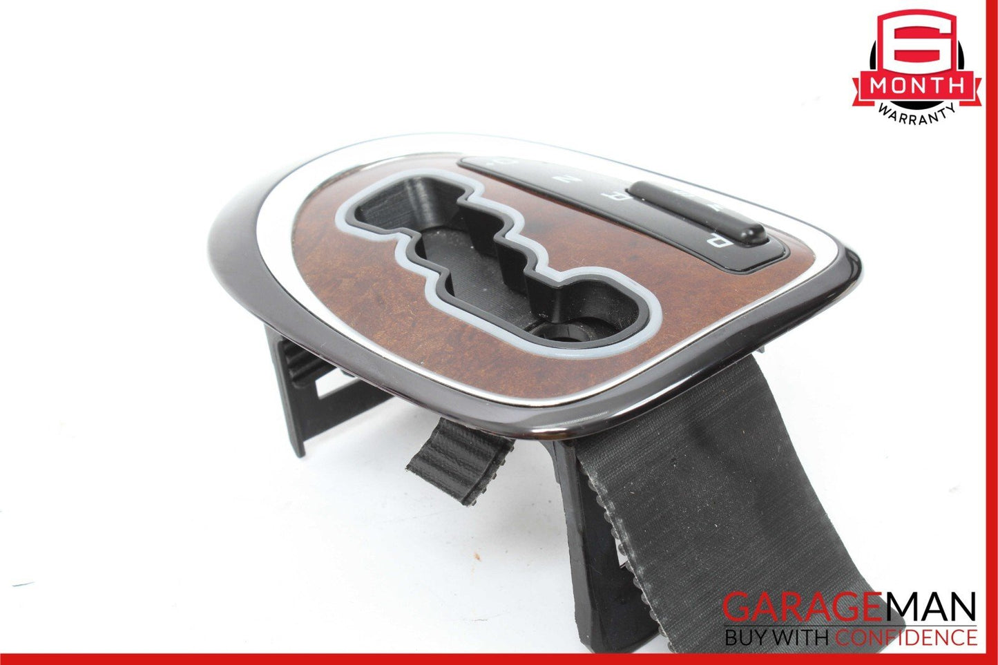 00-06 Mercedes W220 S500 S600 Gear Shifter Bezel Trim Indicator Wood OEM
