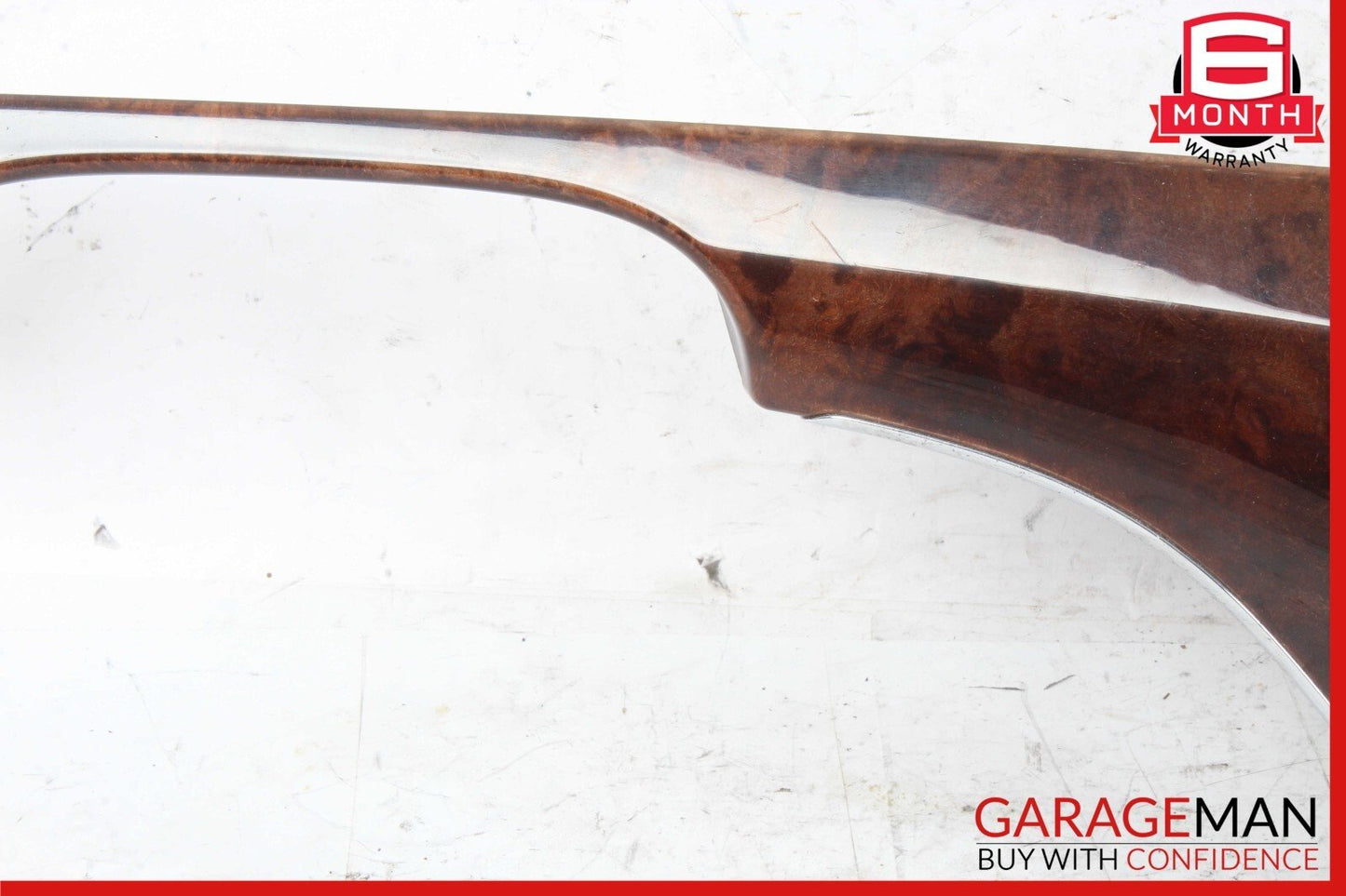 07-13 Mercedes W221 S550 Dash Center Cover Panel Air Vent w/ Door Wood Bezel Set