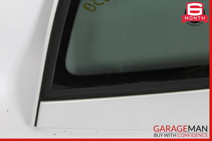 03-10 Porsche Cayenne 955 958 Rear Left Driver Door Quarter Window Glass Gray