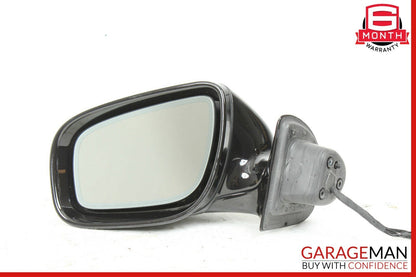 07-09 Mercedes W211 E350 Front Left Side Mirror Door Rear View Black OEM