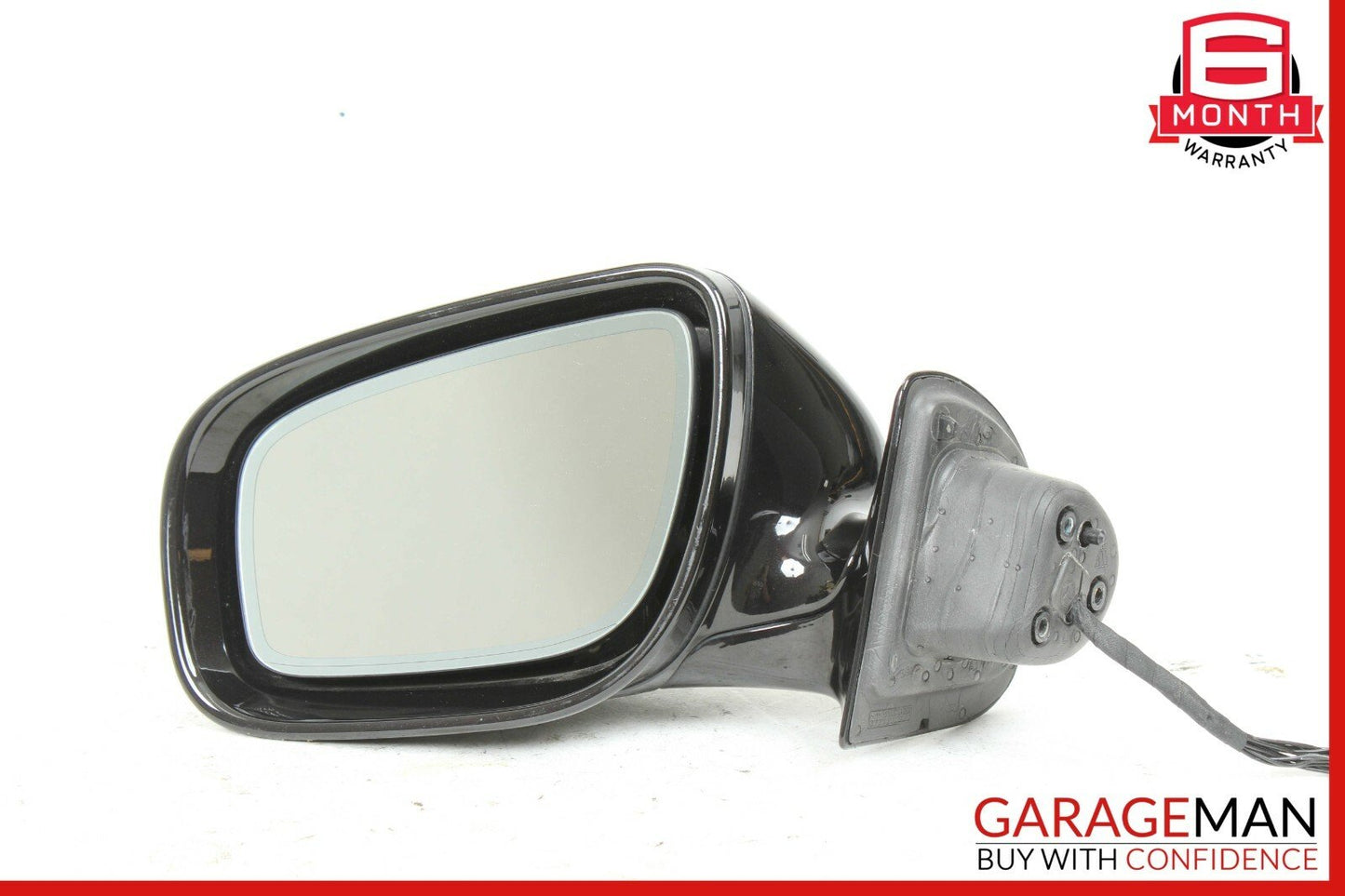07-09 Mercedes W211 E350 Front Left Side Mirror Door Rear View Black OEM