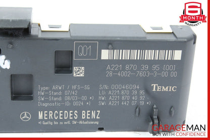 07-14 Mercedes W216 CL550 S550 Trunk Release Remote Open Close Module Unit OEM