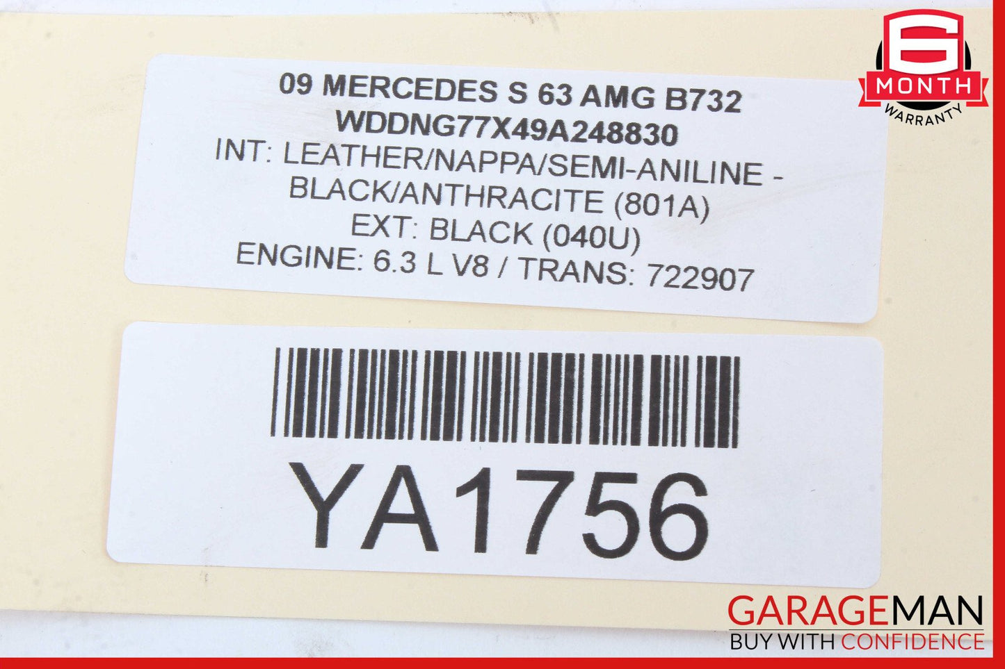 07-13 Mercedes W221 S63 Rear Right or Left Side Door Control Module OEM