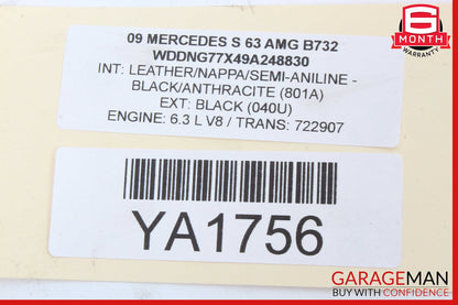 07-13 Mercedes W221 S63 Rear Right or Left Side Door Control Module OEM
