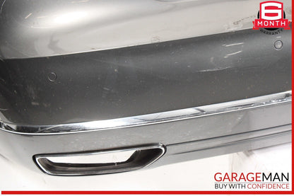 15-18 Audi A8 Rear Bumper Cover Assembly Grey 4H0807067E OEM