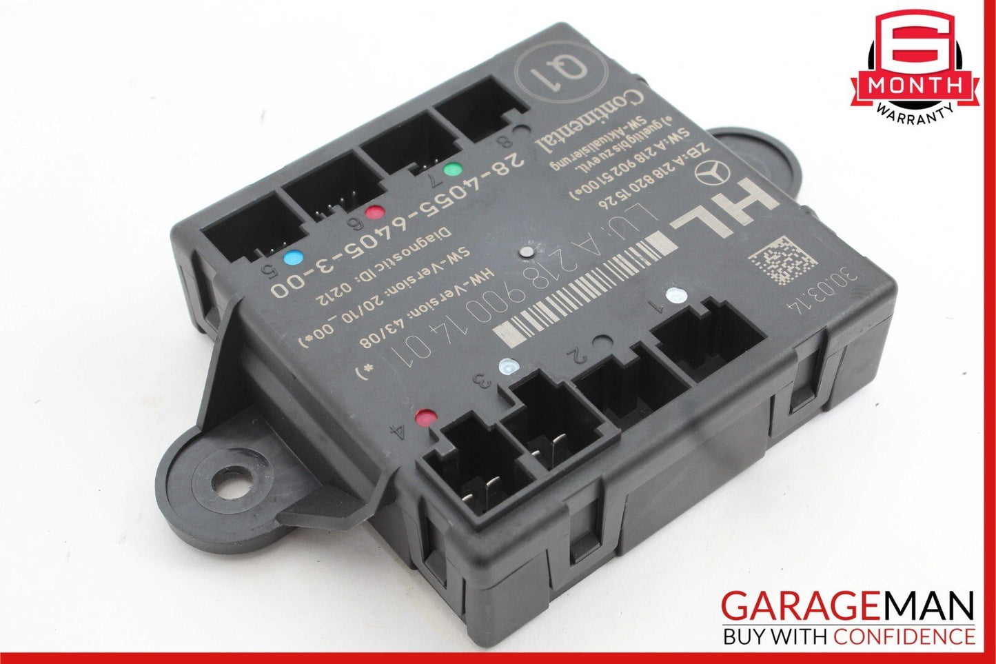 08-18 Mercedes W204 C250 CLS550 Rear Left Side Door Control Module Unit