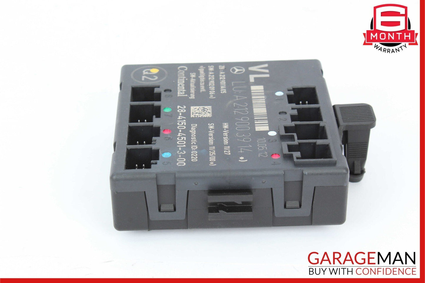 08-18 Mercedes W204 C250 E350 Front Left Driver Side Door Control Module OEM