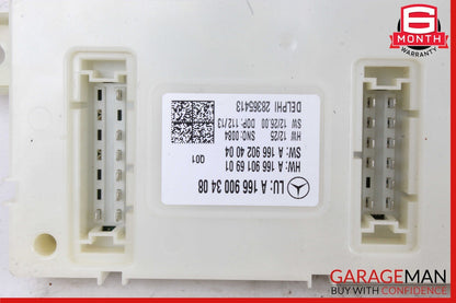 13-19 Mercedes X166 GL450 GLS550 Rear SAM Module Control Unit Signal Acquisition