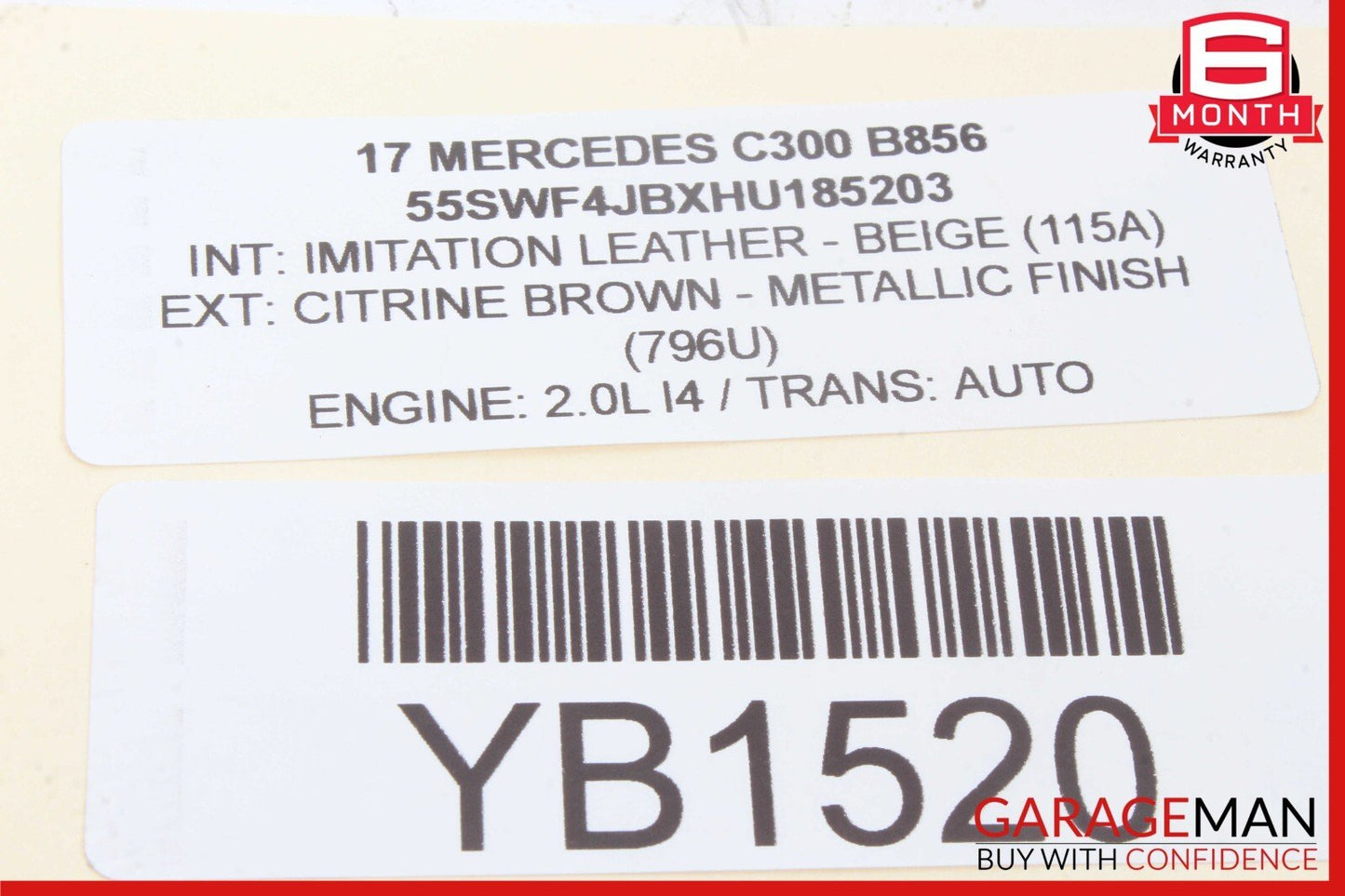 14-19 Mercedes W205 C300 S550 GLC350 Keyless Go Entry Control Module Unit OEM