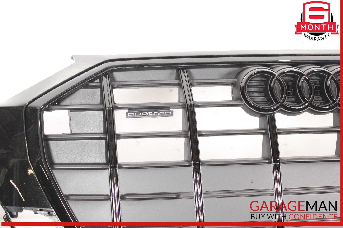 21-25 Audi Q5 Front Bumper Cover Black OEM