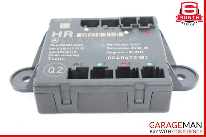 08-14 Mercedes W212 E550 C350 Rear Right Side Door Control Module OEM