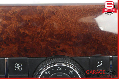 06-12 Mercedes R350 ML450 GL450 Rear AC A/C Heater Climate Control Switch Wood