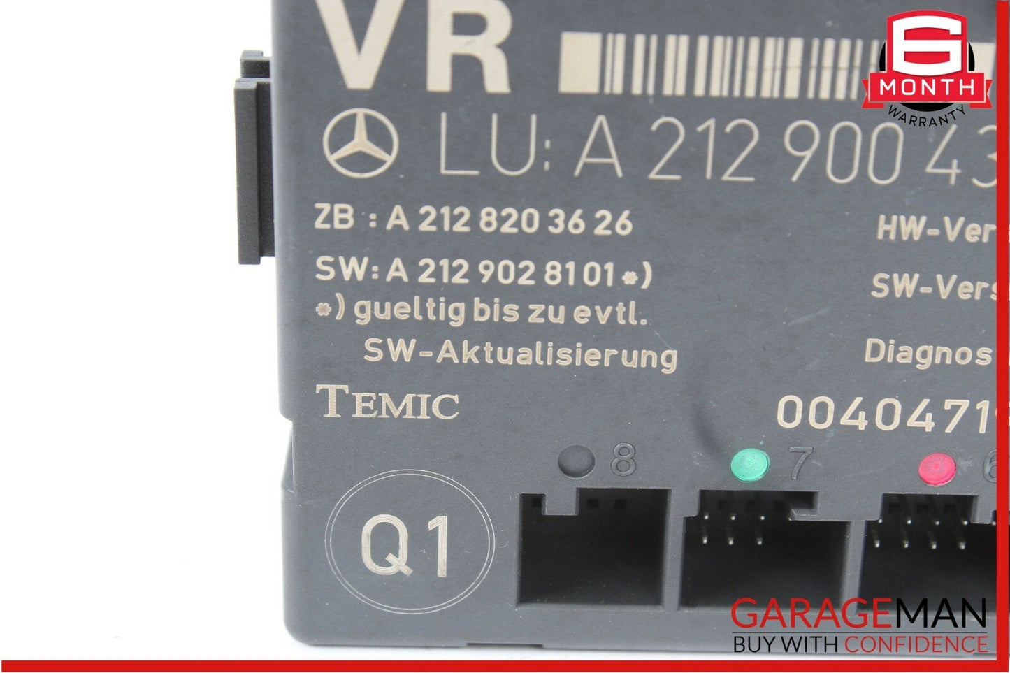 08-14 Mercedes W204 C300 C250 Front Right Passenger Side Door Control Module OEM