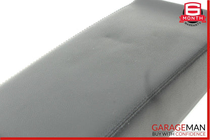 03-06 Mercedes R230 SL500 Center Console Rear Lid Cover Panel Leather Black OEM