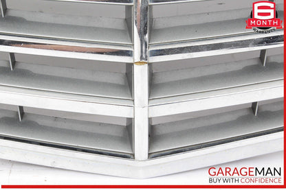 08-13 Mercedes W204 C300 E350 E550 Front Radiator Grille Grill Cover Chrome OEM