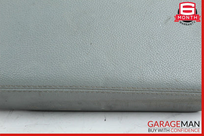 03-06 Mercedes R230 SL500 Center Console Rear Lid Cover Panel Leather Gray OEM
