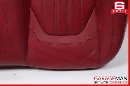 14-17 Maserati Ghibli Rear Lower Bottom Bench Seat Cushion Cover Red OEM