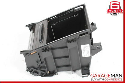 06-11 Mercedes W219 CLS500 Rear Center Console Cupholder Armrest Storage Wood