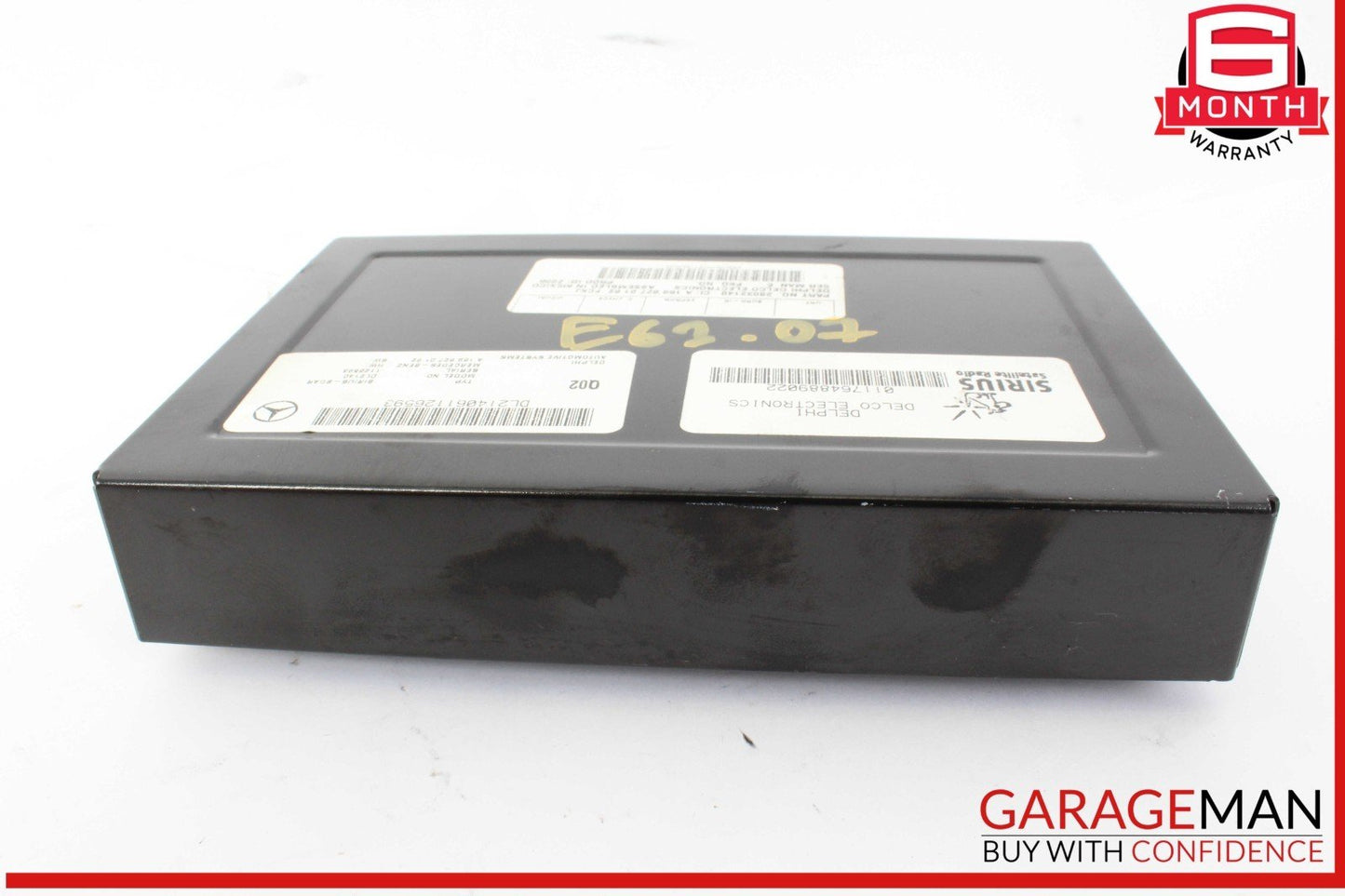03-09 Mercedes W211 E63 AMG GL450 Sirius Satellite Radio Receiver 1698270162 OEM