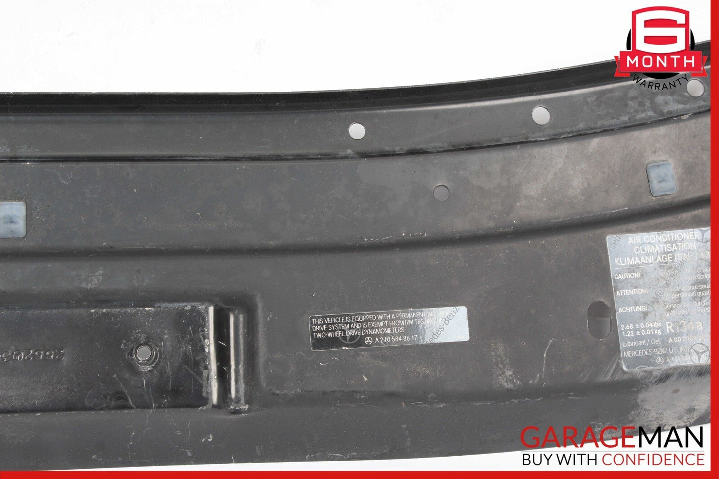 06-12 Mercedes X204 GLK350 R350 Front Upper Radiator Core Tie Bar Support Frame