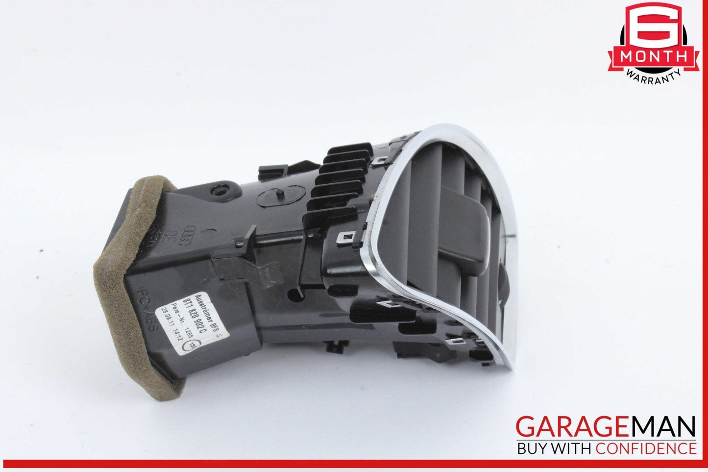 08-17 Audi S5 A5 A4 Front Right Side Dash AC A/C Air Vent Grille 8T1820902C OEM