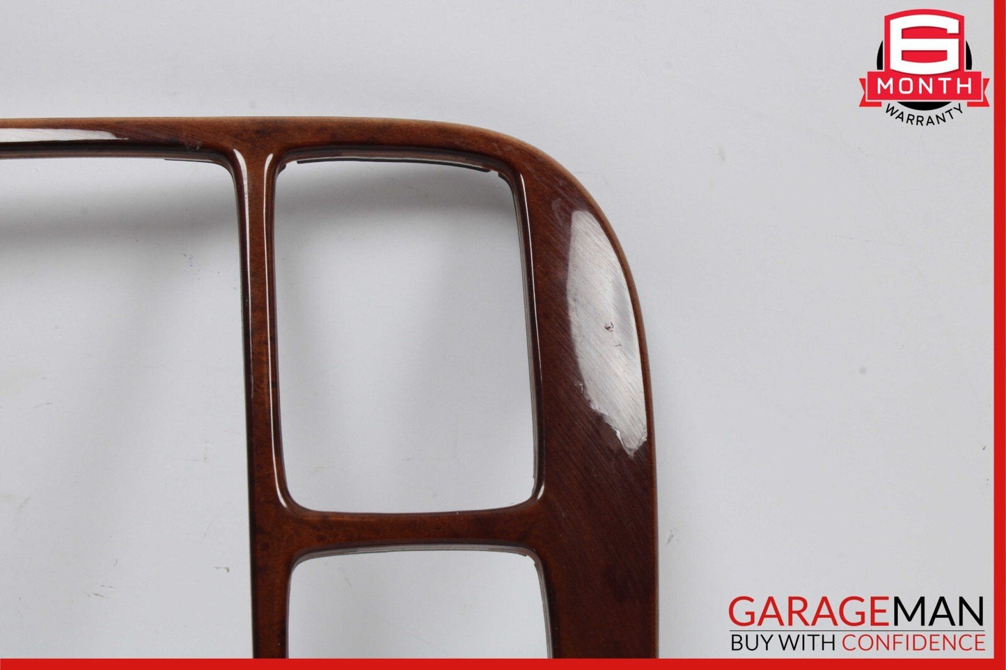 00-02 Mercedes W220 S500 S600 Radio Dash Wood Trim Bezel Panel Cover Wood OEM