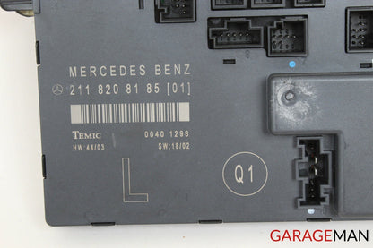 03-06 Mercedes W211 E320 E500 Front Left Driver Side Door Control Module Q1 OEM
