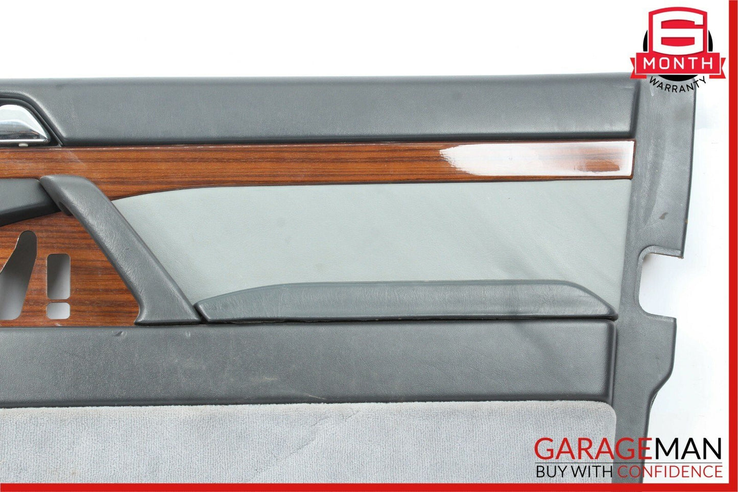 92-99 Mercedes W140 S300 Front Right Side Interior Door Panel Cover Grey OEM