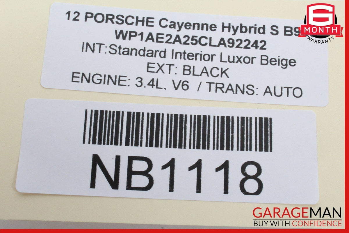 11-17 Porsche Cayenne S 958 Rear Right or Left Side Door Control Module OEM