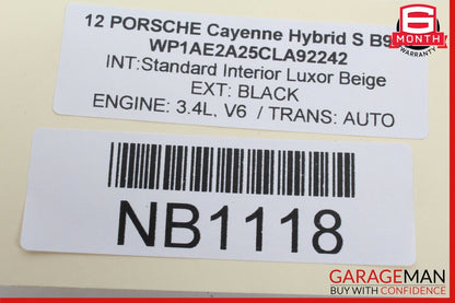 11-17 Porsche Cayenne S 958 Rear Right or Left Side Door Control Module OEM