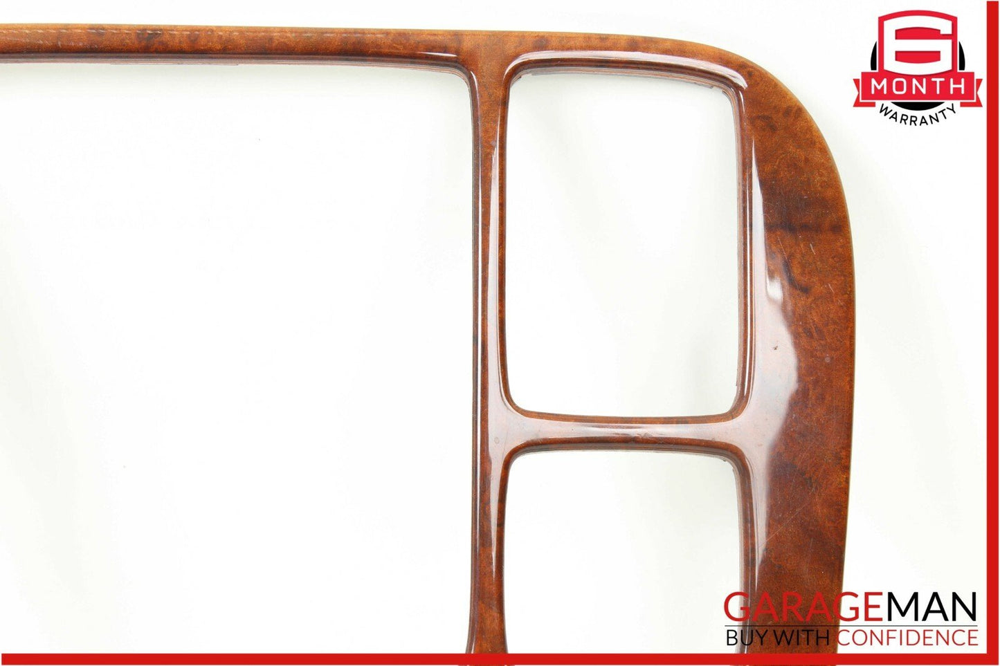 00-02 Mercedes W220 S600 Radio Dash Wood Trim Bezel Panel Cover Wood OEM