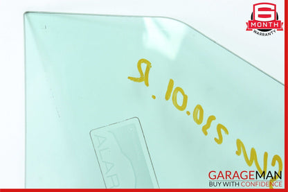 97-04 Mercedes R170 SLK230 SLK32 AMG Rear Right Side Quarter Window Glass