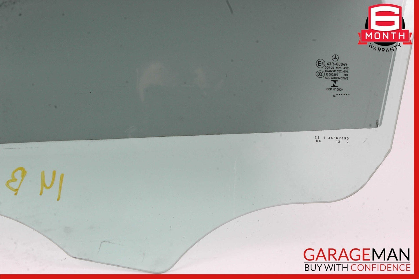 13-18 Mercedes B-Class W242 W246 Front Left Side Window Glass