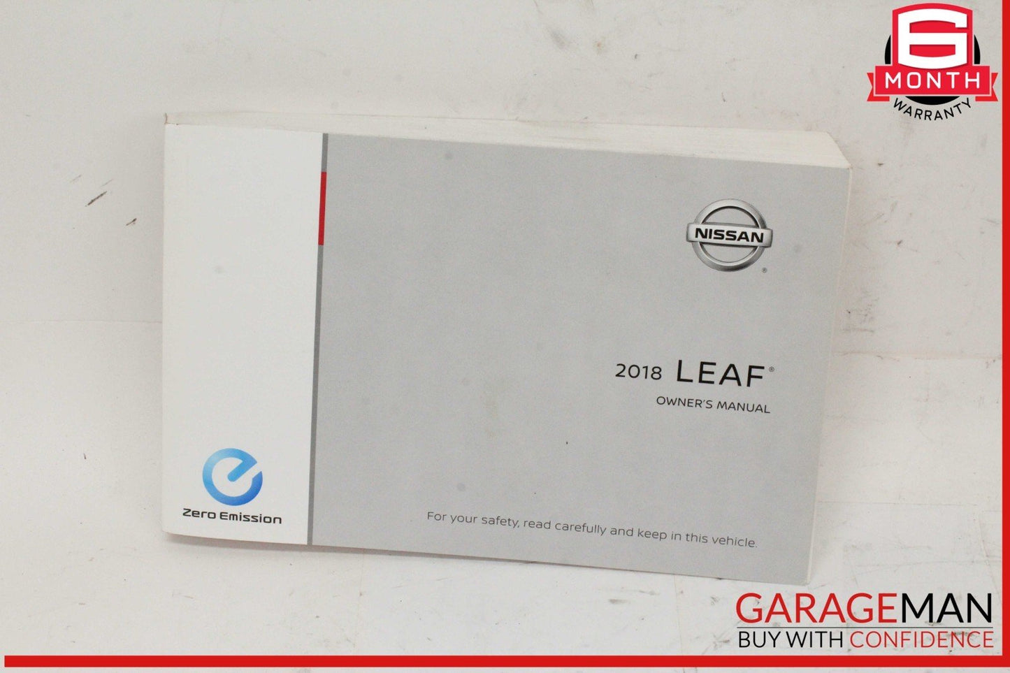 18 Nissan Leaf Owner Owner's Operator Manual Maintenance Guide Booklet w/ Case