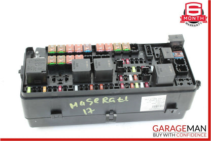 14-17 Maserati Ghibli S Fuse Relay Box Control Module Unit 670036299 OEM