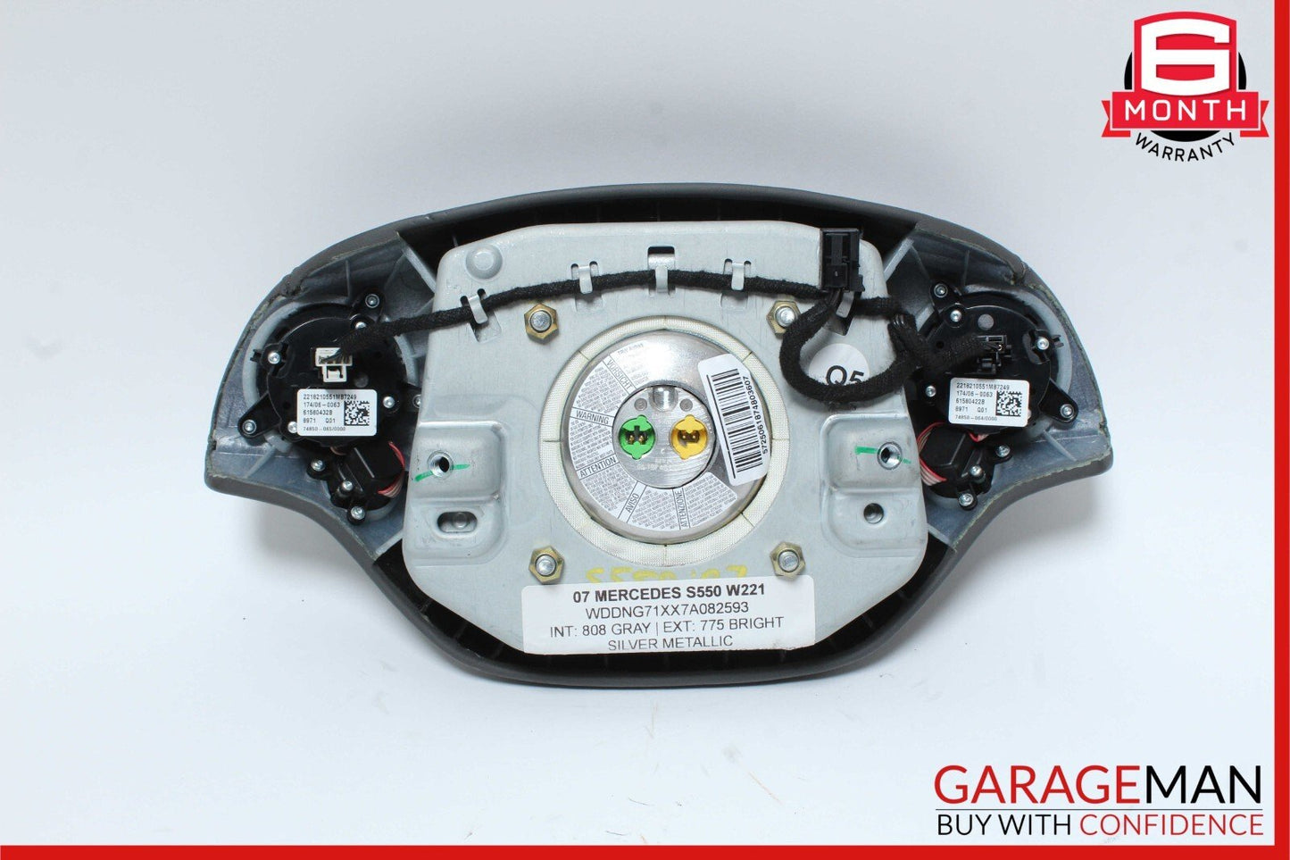 07-10 Mercedes W221 S550 S450 CL550 Steering Wheel Airbag Air Bag Assembly OEM