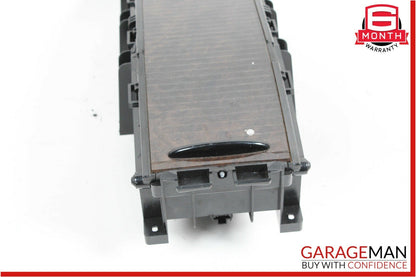 07-11 Mercedes CLS500 Rear Center Console Armrest Storage Compartment Walnut OEM