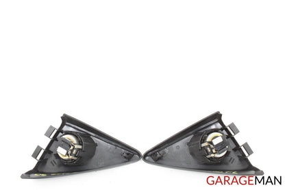 05-08 Mercedes R171 SLK280 Front Left & Right Side Door Tweeter Speaker Cover